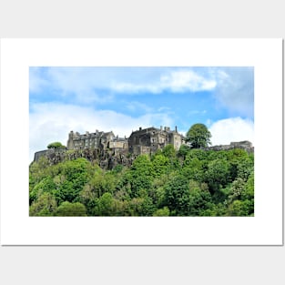 Summer view of Stirling Castle, Stirling in Scotland Posters and Art